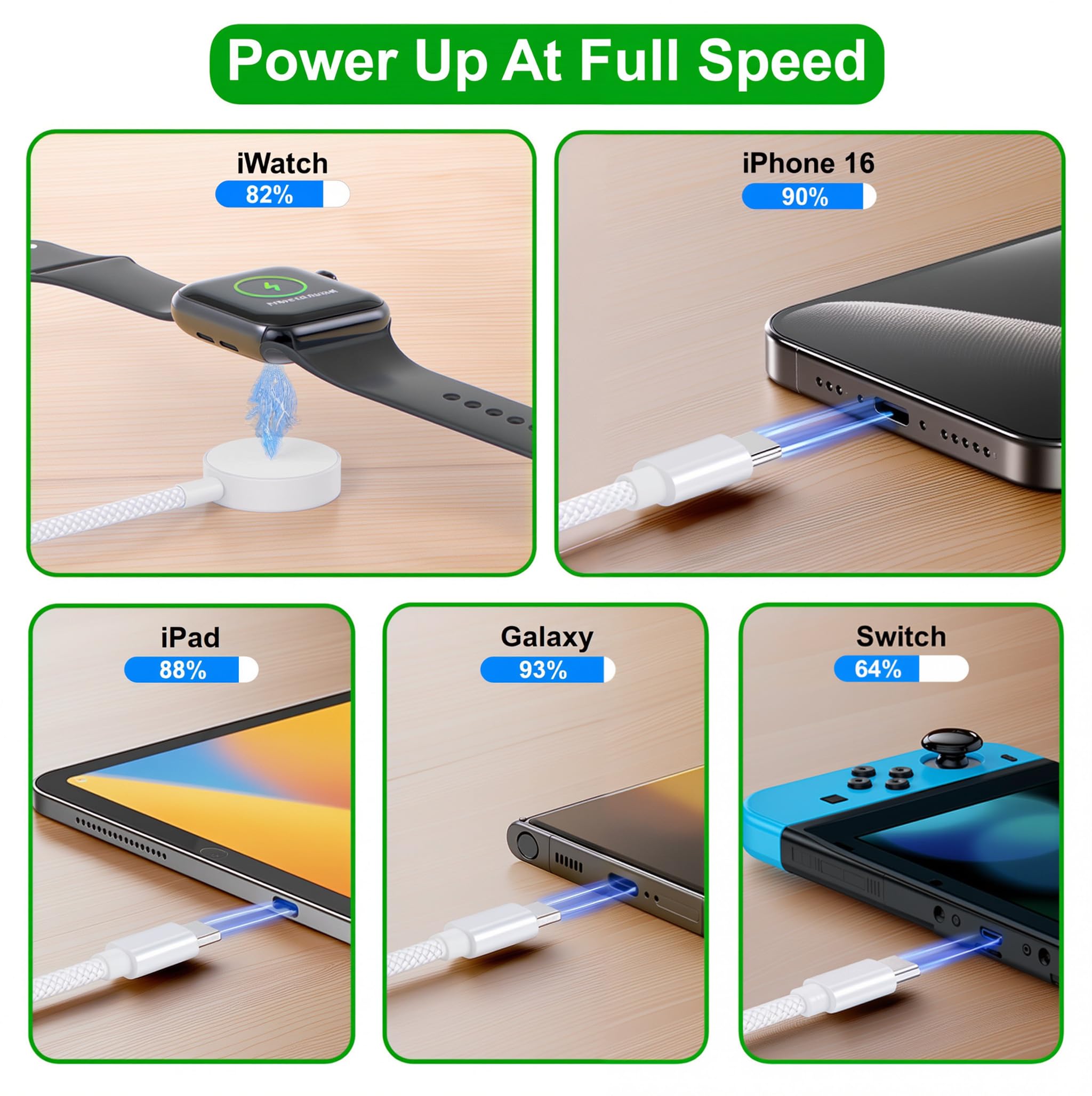 TOP-UP trenzado de nylon resistente, durabilidad y flexibilidad diaria