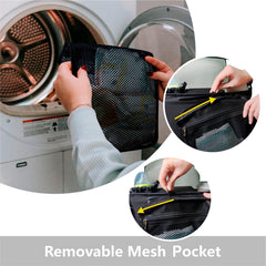 TOPDesign bolsa de malla desmontable para ropa sucia o pañales, lavable