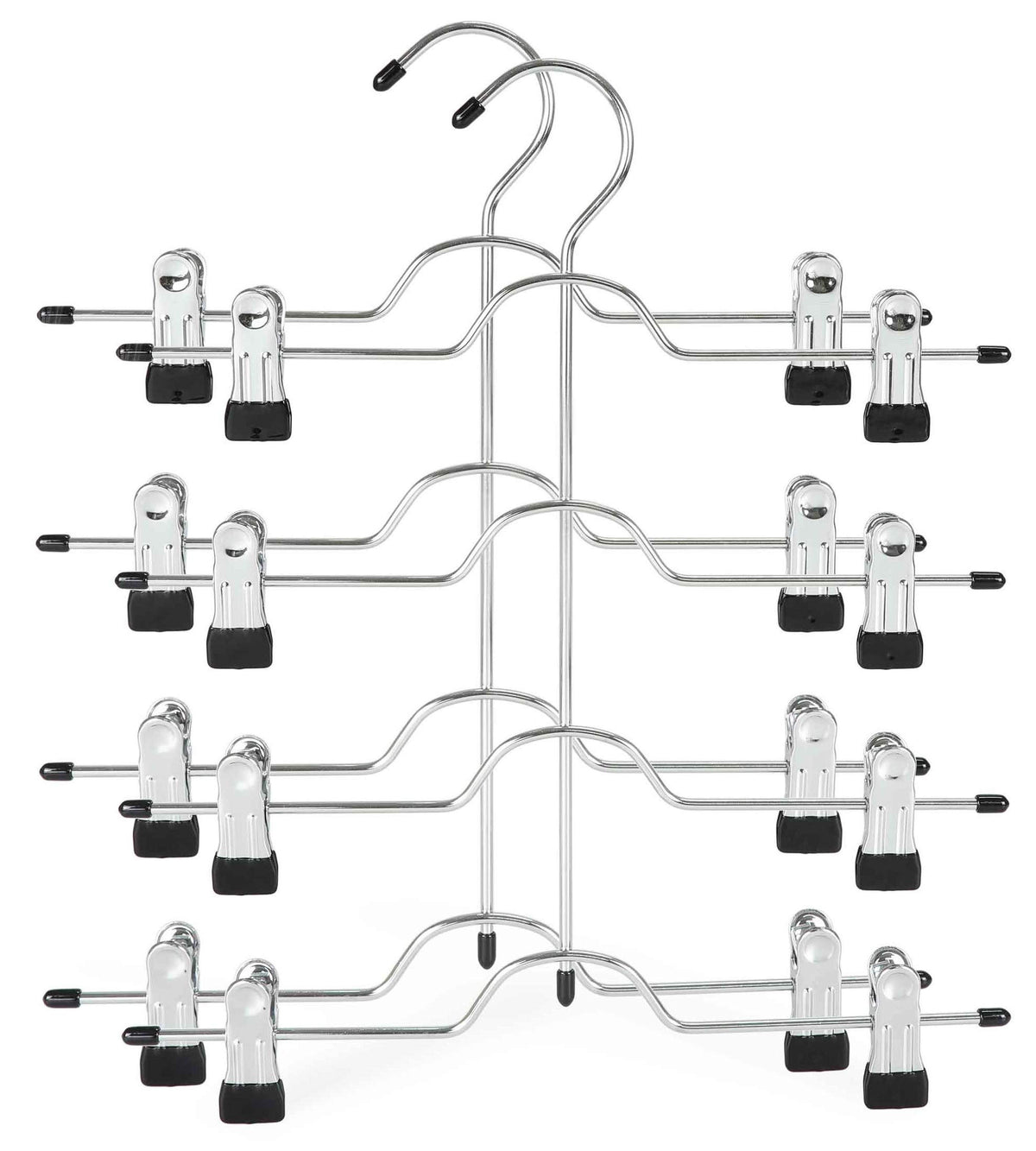 TOPIA HANGER vista frontal del paquete mostrando 4 niveles y capacidad
