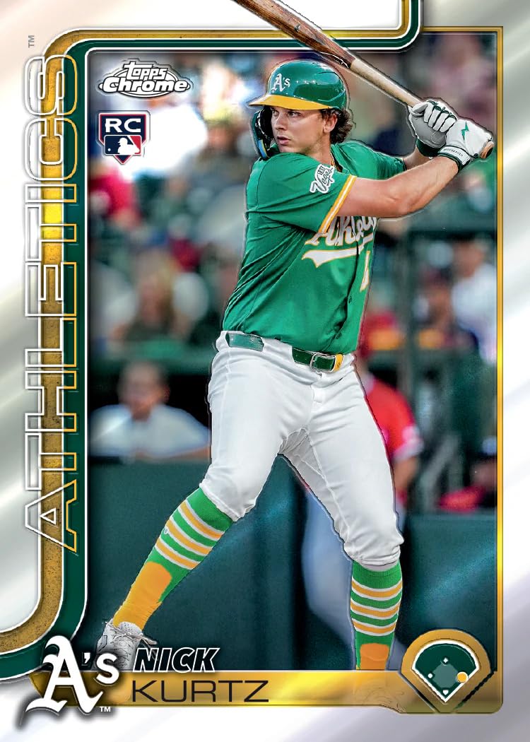 Topps Chrome primer plano de textura cromada resaltando acabado