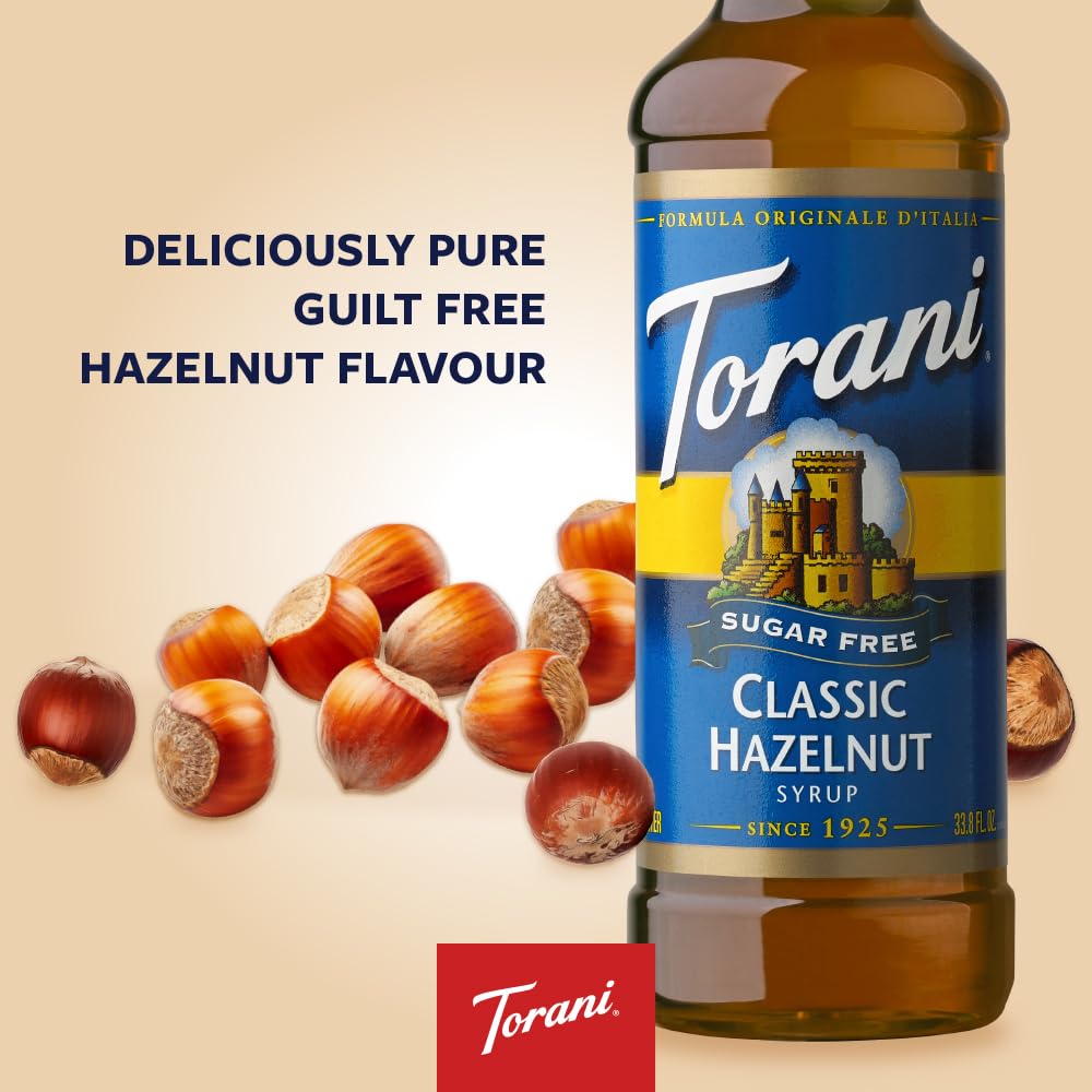 Torani syrup close-up pour demonstrating smooth, consistent texture