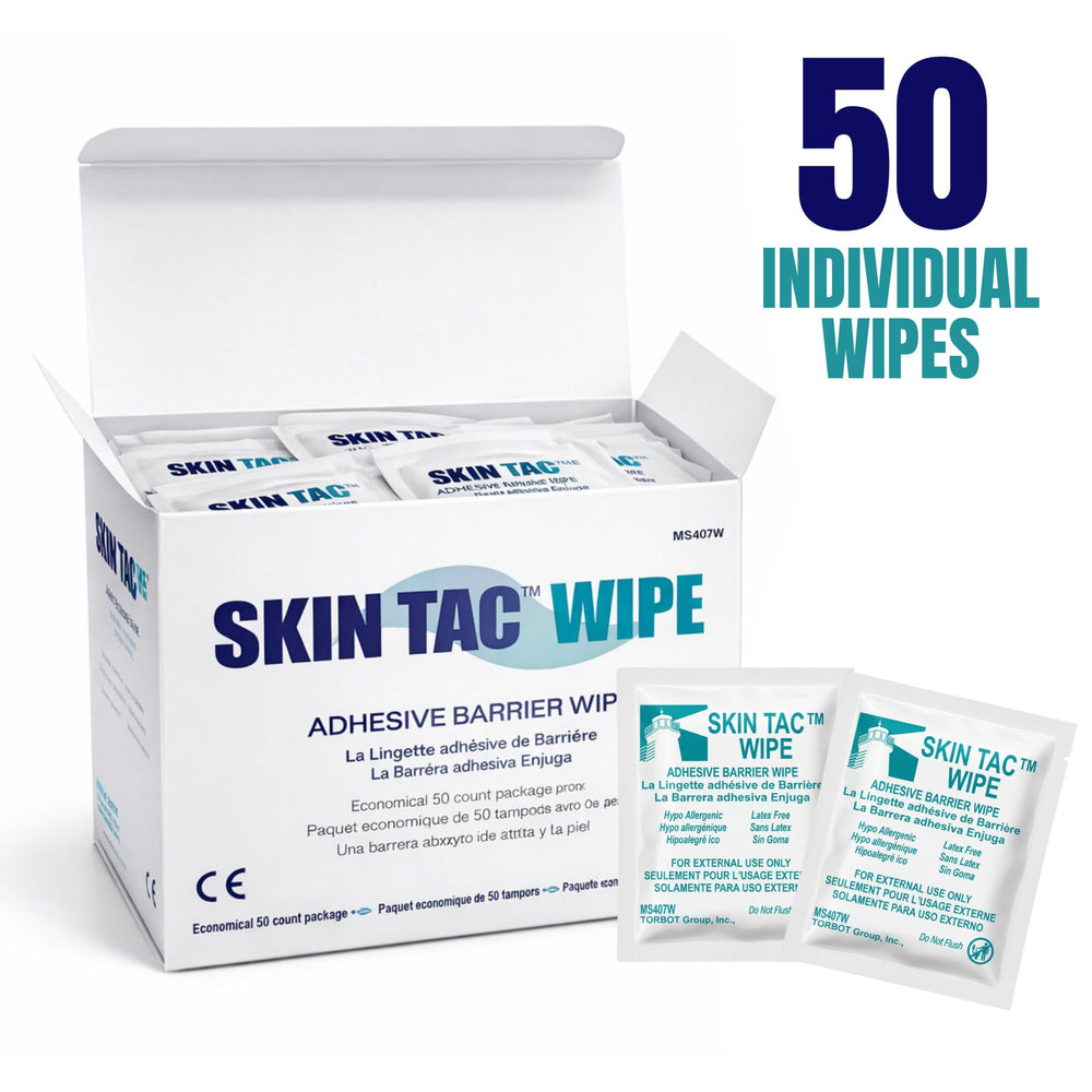 Torbot Skin-Tac aplicación en piel mejora sujeción del adhesivo