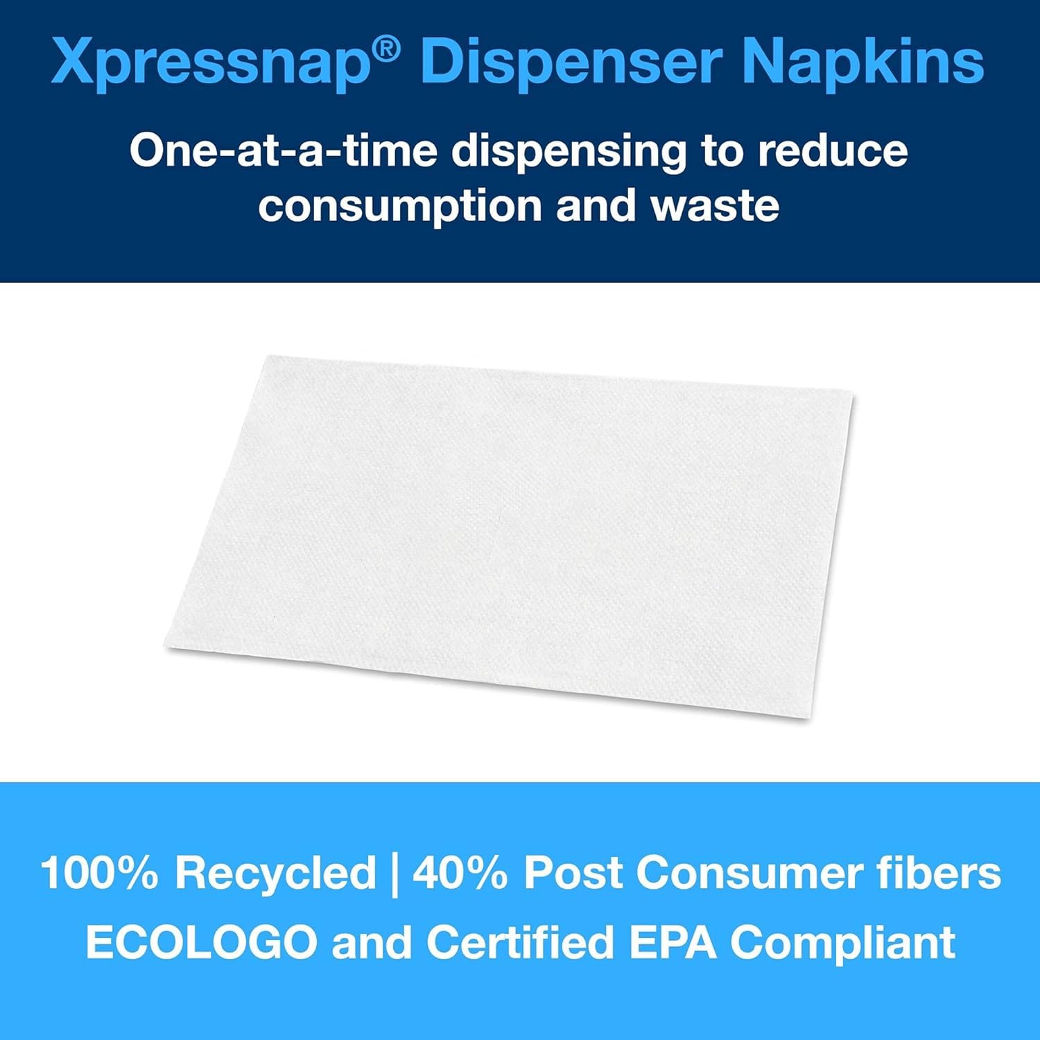 Tork Xpressnap used at self-service station reducing touchpoints and waste