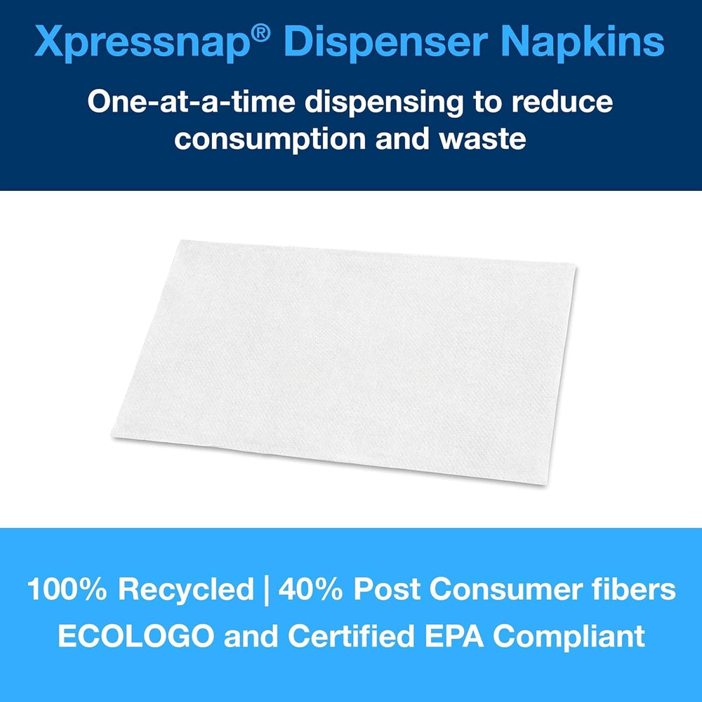 Tork Xpressnap used at self-service station reducing touchpoints and waste