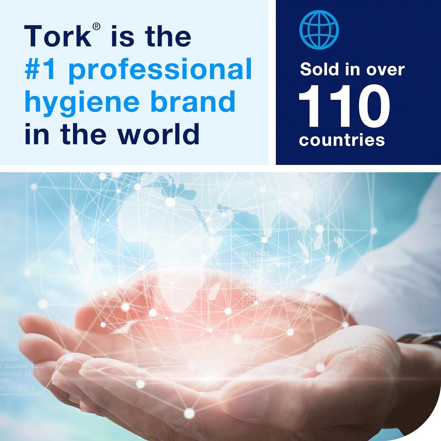 Tork Xpressnap paper texture detail demonstrating strength and absorbency