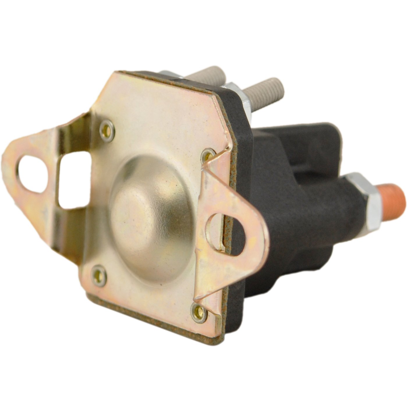 Toro solenoid 117-1197 wiring closeup displaying terminals and secure electrical connection
