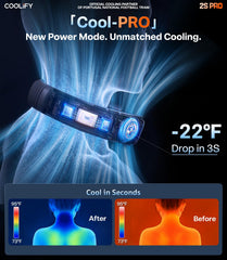 TORRAS Coolify 2S PRO air outlets detail highlighting directed cooling for pulse points