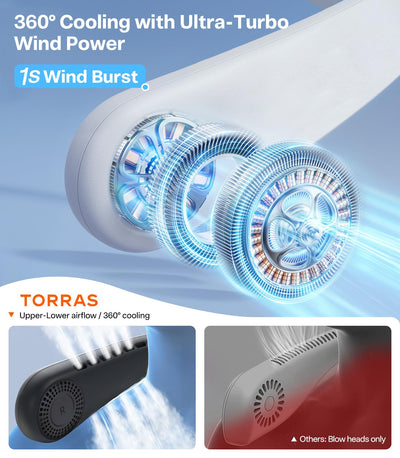 TORRAS COOLiFY Air junto a un teléfono para comparar tamaño y transporte fácil