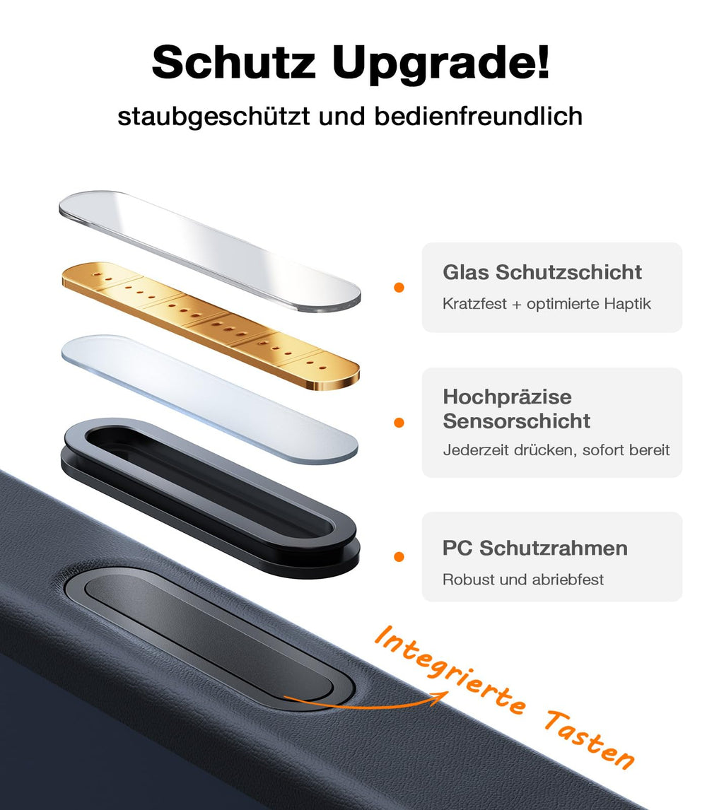 TORRAS interchangeable buttons displayed showing tactile, customizable control benefit