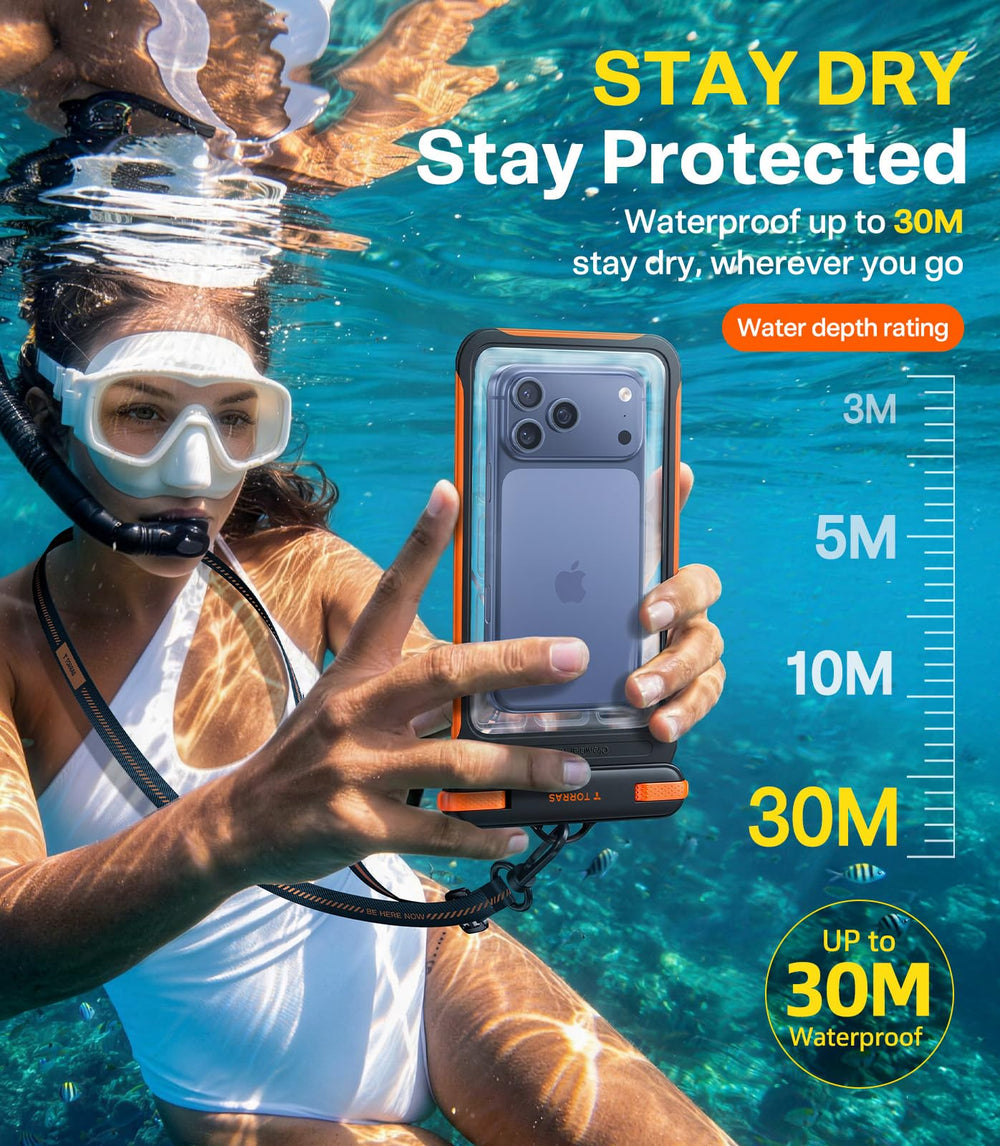 TORRAS uso en snorkel captura recuerdos sin sacar móvil