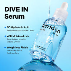 Torriden textura acuosa del serum que facilita absorción rápida