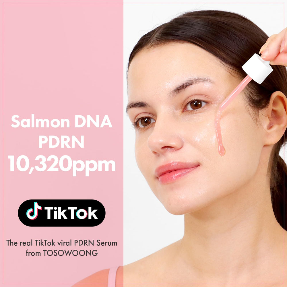 TOSOWOONG aplicación del sérum en manos mostrando facilidad de uso