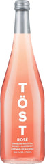 TOST lata frontal mostrando diseño elegante y refresco sin alcohol