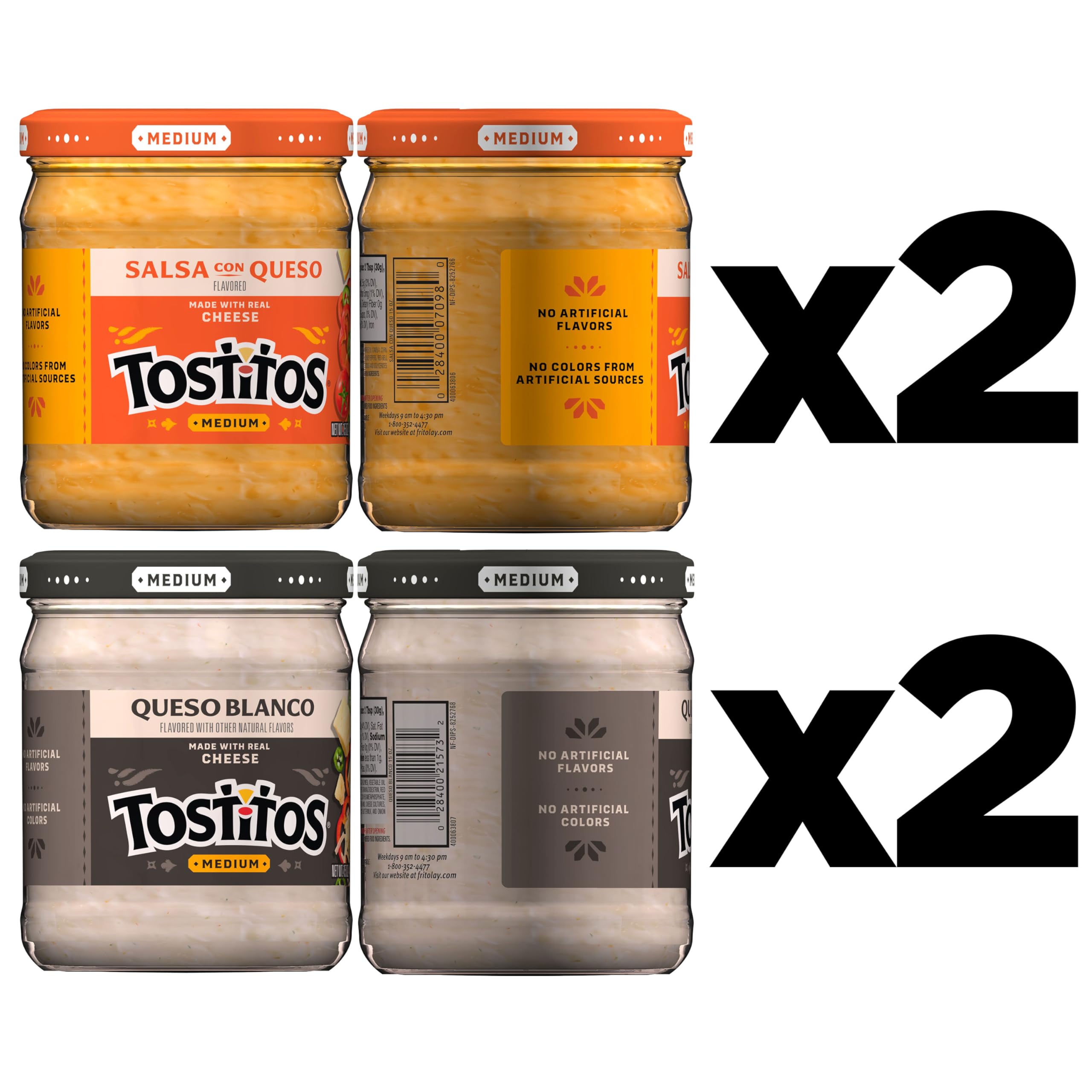 Tostitos textura cremosa del queso con jalapeños sabor equilibrado