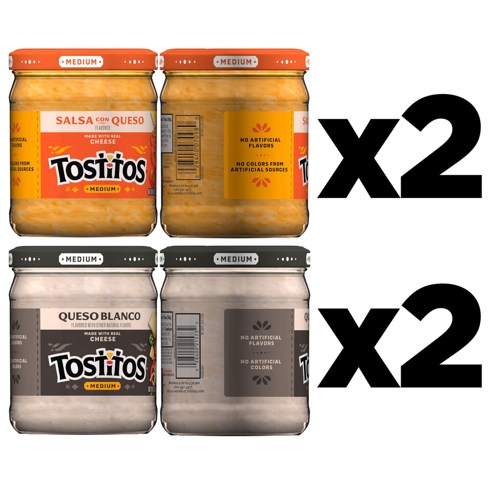 Tostitos textura cremosa del queso con jalapeños sabor equilibrado