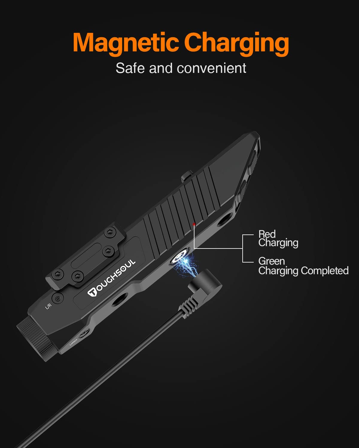 TOUGHSOUL mounted on Picatinny rail demonstrating direct-fit convenience benefit