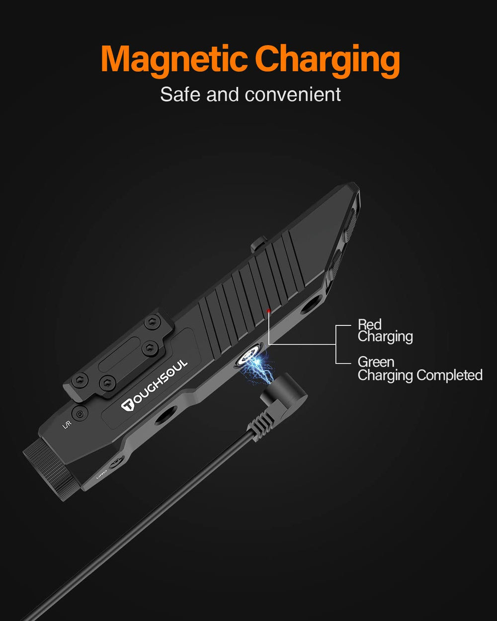 TOUGHSOUL mounted on Picatinny rail demonstrating direct-fit convenience benefit
