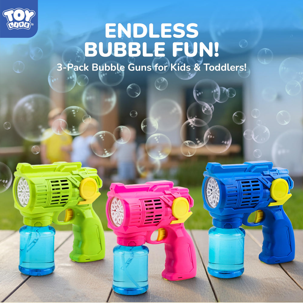 TOY Life primer plano del gatillo que facilita el disparo continuo de burbujas