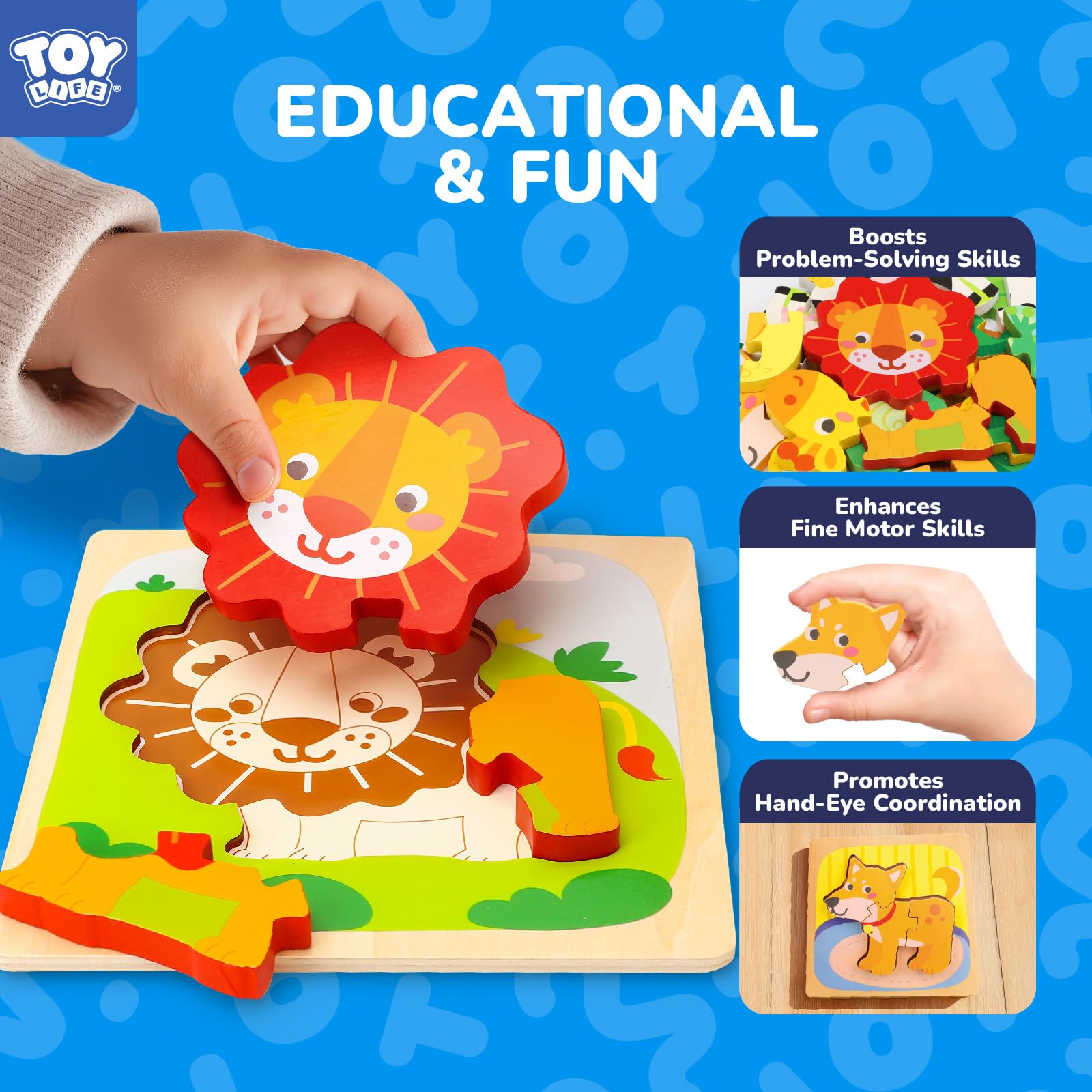 TOY Life niño pequeño jugando en sala, interacción educativa y divertida