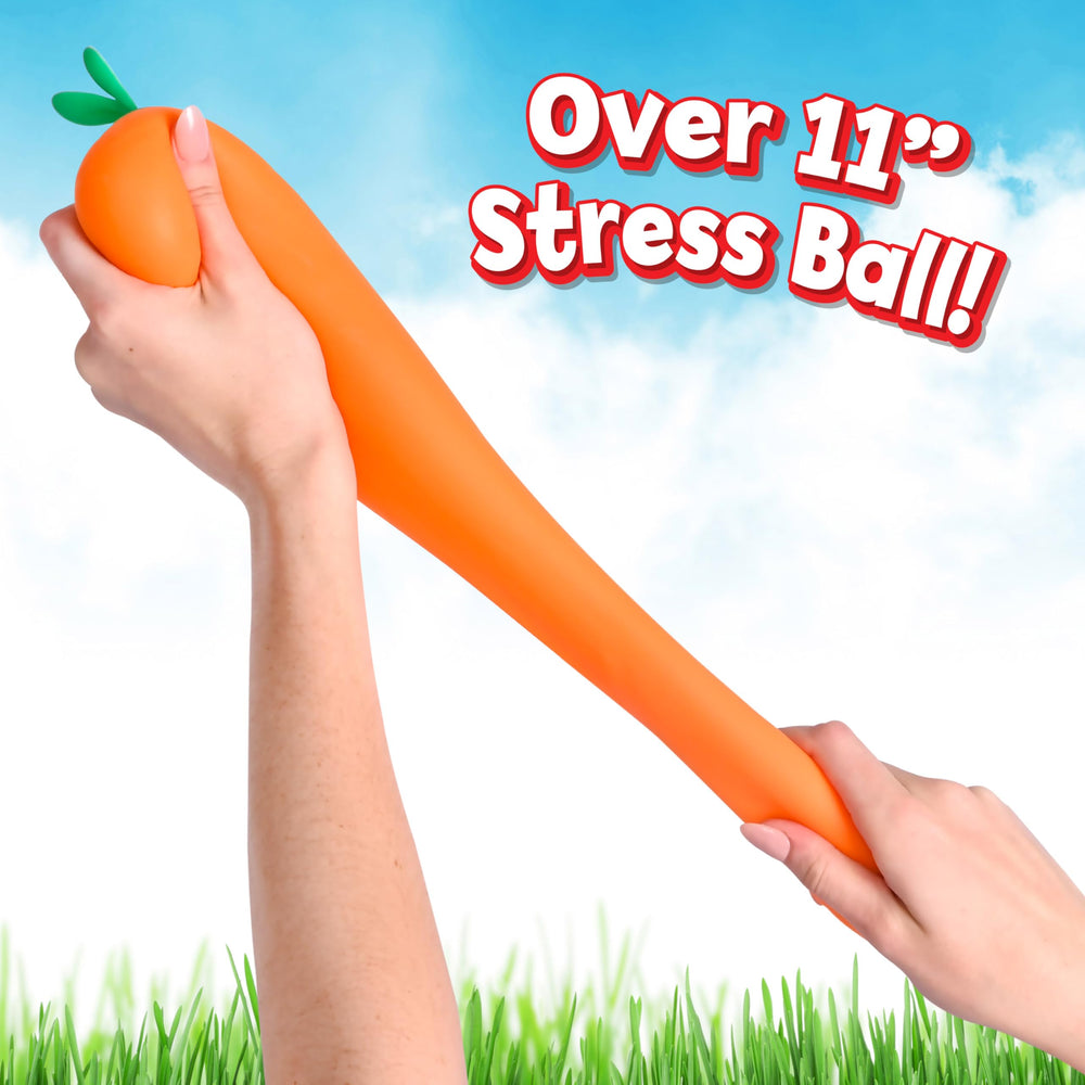 Toymendous Squishy Carrot detalle de textura y espuma para tacto suave