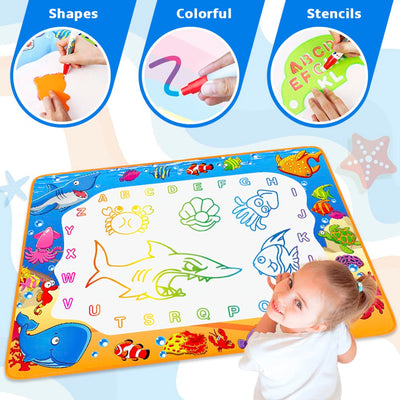 Toyk folded compact mat packed for travel offering portable entertainment