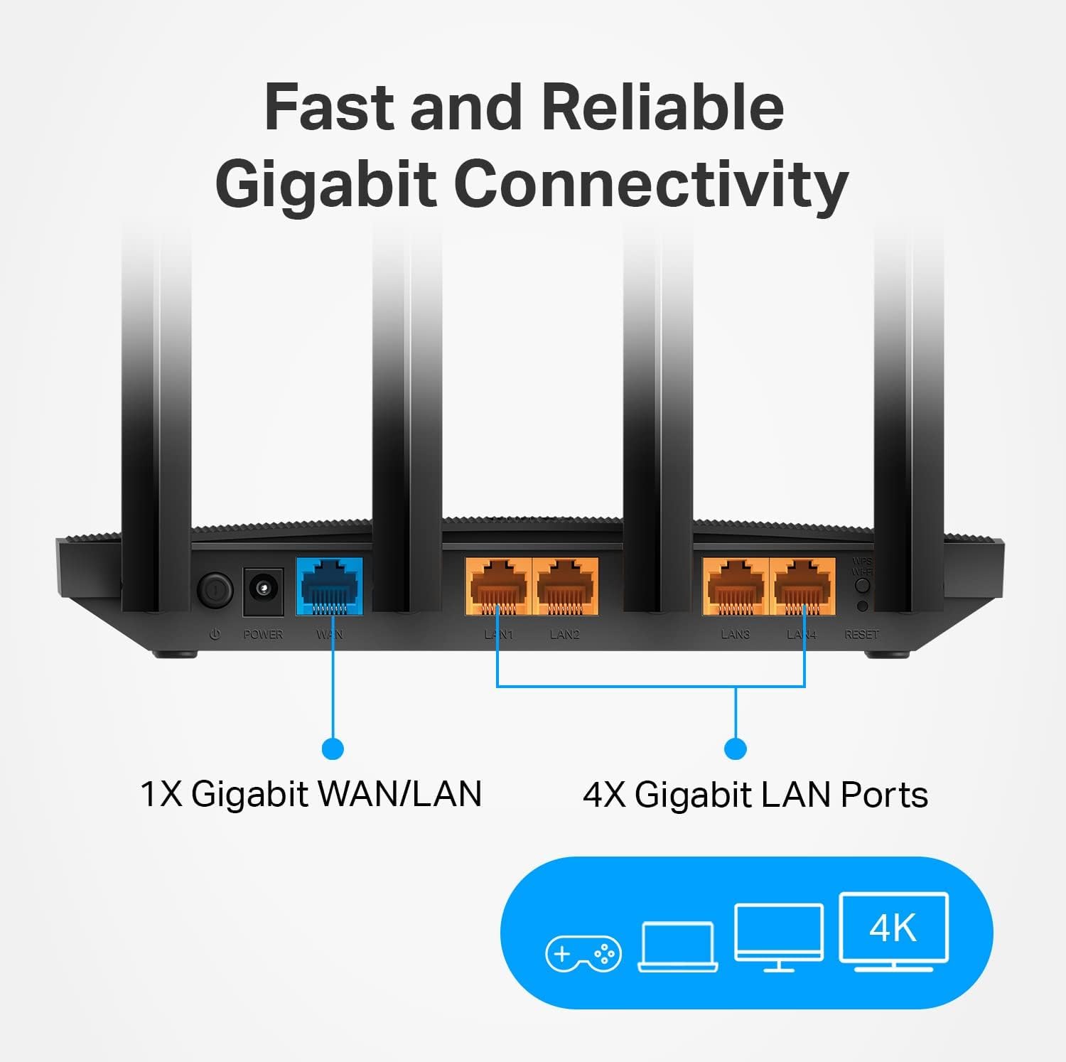 TP-Link Archer A6 colocado en escritorio mostrando integración estética y señal fuerte