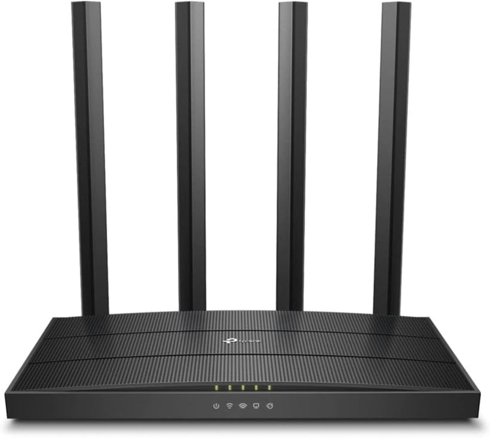 TP-Link Archer A6 vista frontal con indicadores LED y diseño compacto, conecta rápido