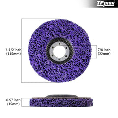 TPmax textura abrasiva en primer plano para acabado uniforme