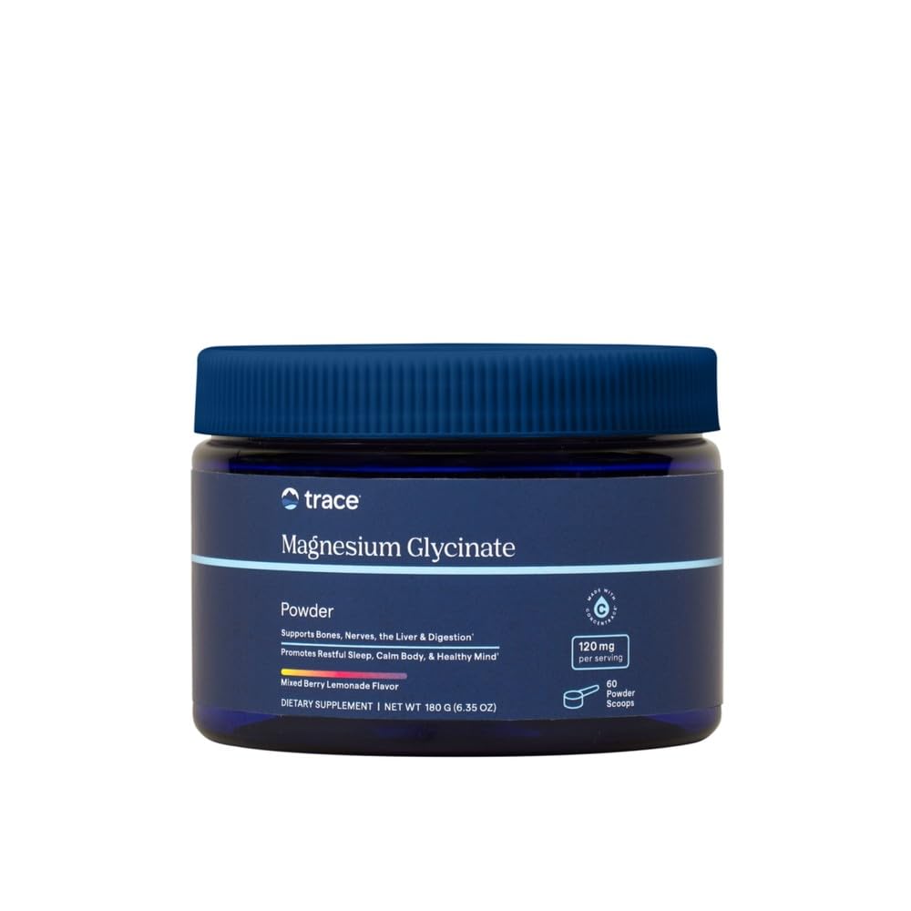 Trace Minerals bote frontal mostrando el envase y sabor Mixed Berry Lemonade, fácil identificación
