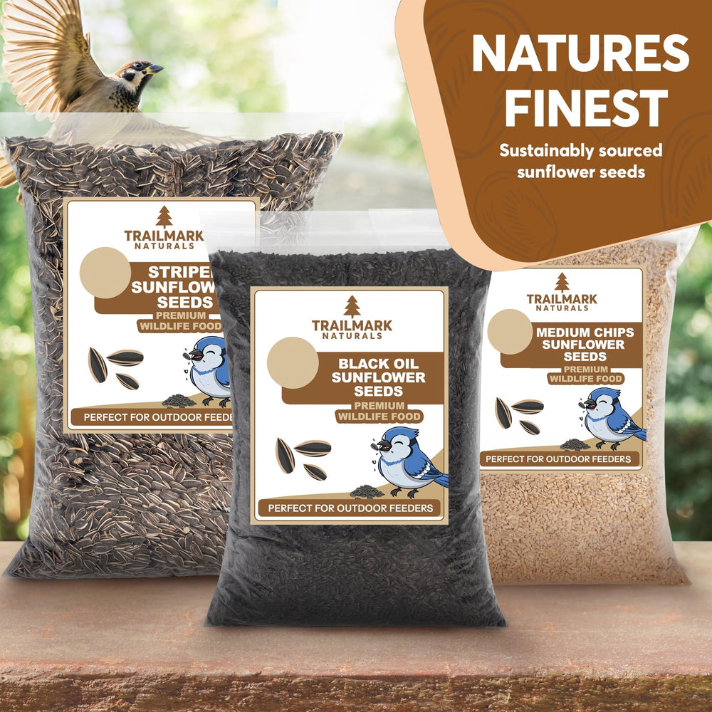 TRAILMARK NATURALS bolsa 10 lb junto a regla para comparar tamaño práctico
