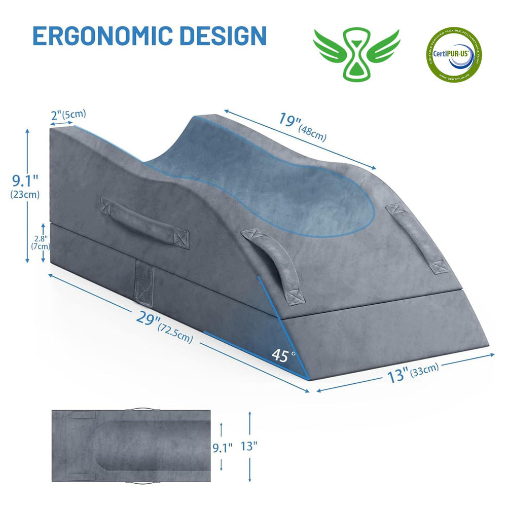TranquilRelax detalle de memory foam que muestra textura suave y resiliencia