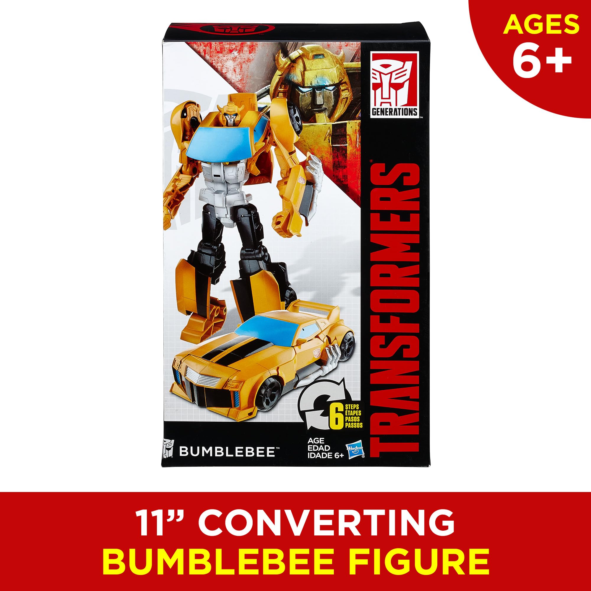 Transformers Bumblebee side profile vehicle view showing accurate car silhouette for display