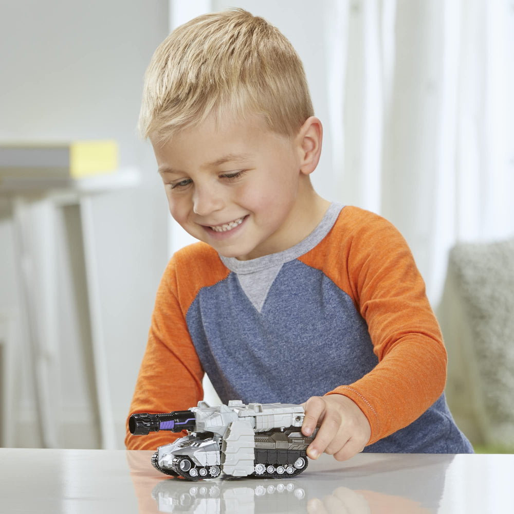Transformers figures in a child's playroom setting, brand illustrating imaginative-play benefit