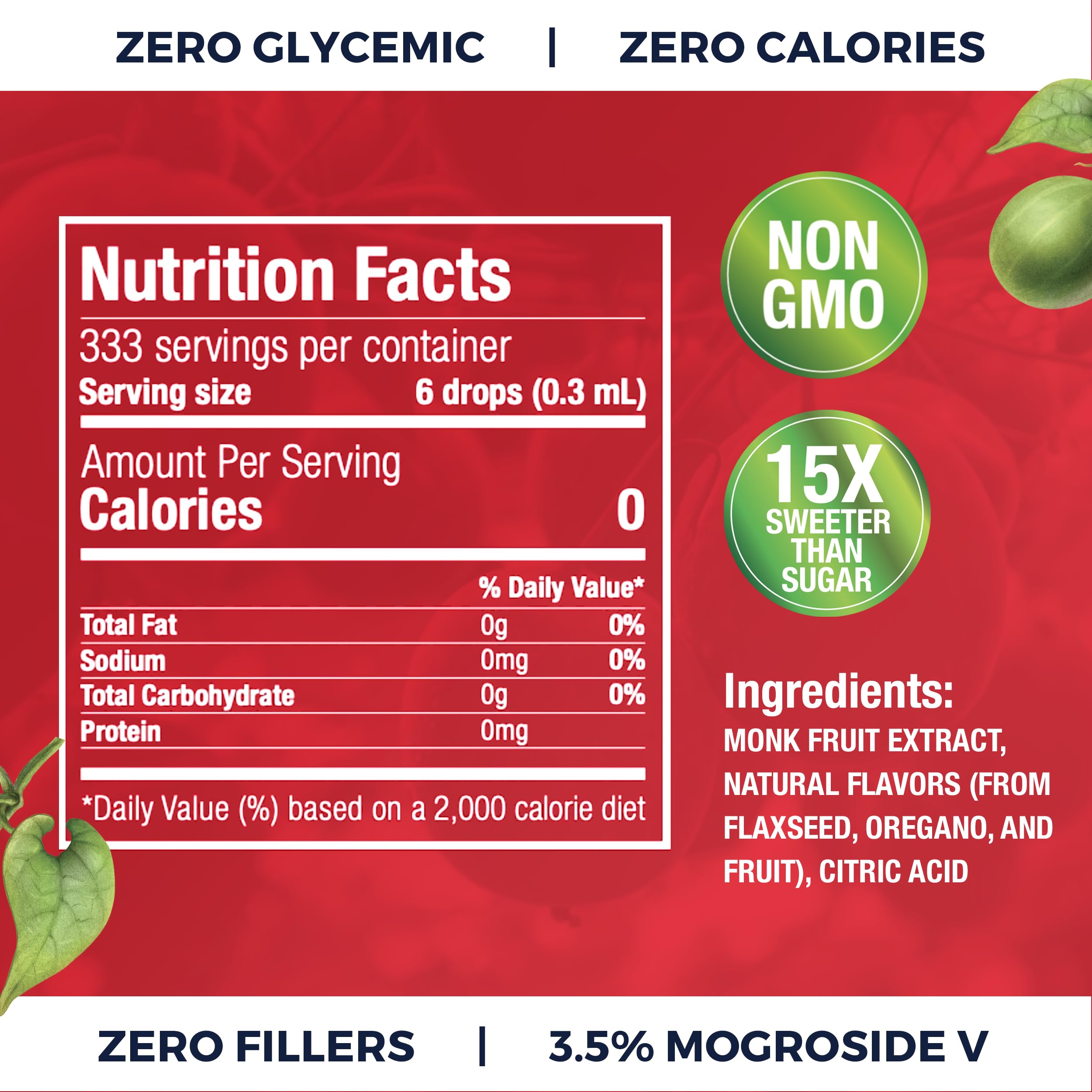 Transparency Foods etiqueta con lista de ingredientes naturales y calidad