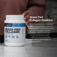 Transparent Labs open container with scoop highlighting powder amount