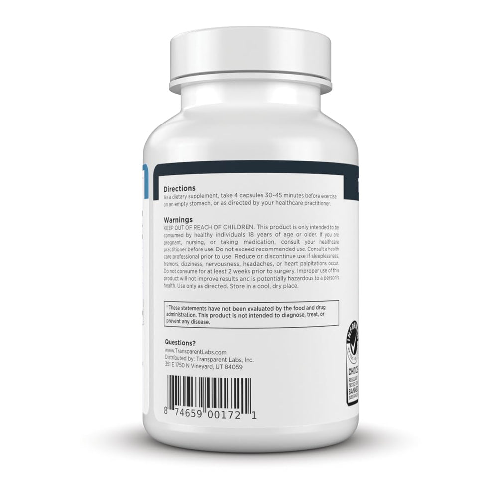 Transparent Labs producto en gimnasio ilustrando uso en rutina de entrenamiento