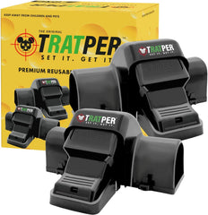 TRATPER vista frontal del pack de 2 trampas, solución discreta y segura