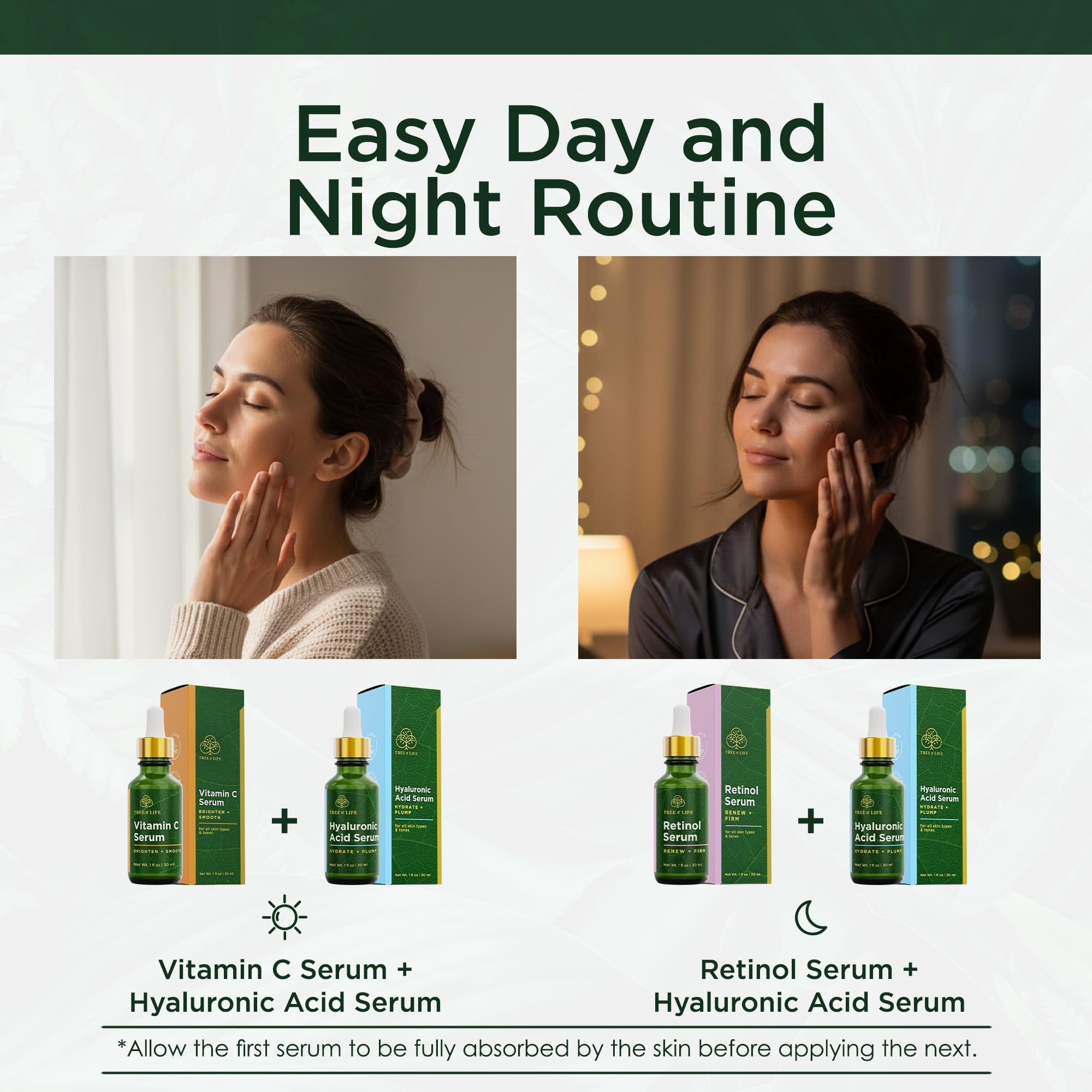 Tree of Life pipeta del sérum retinol con aplicación precisa y suave