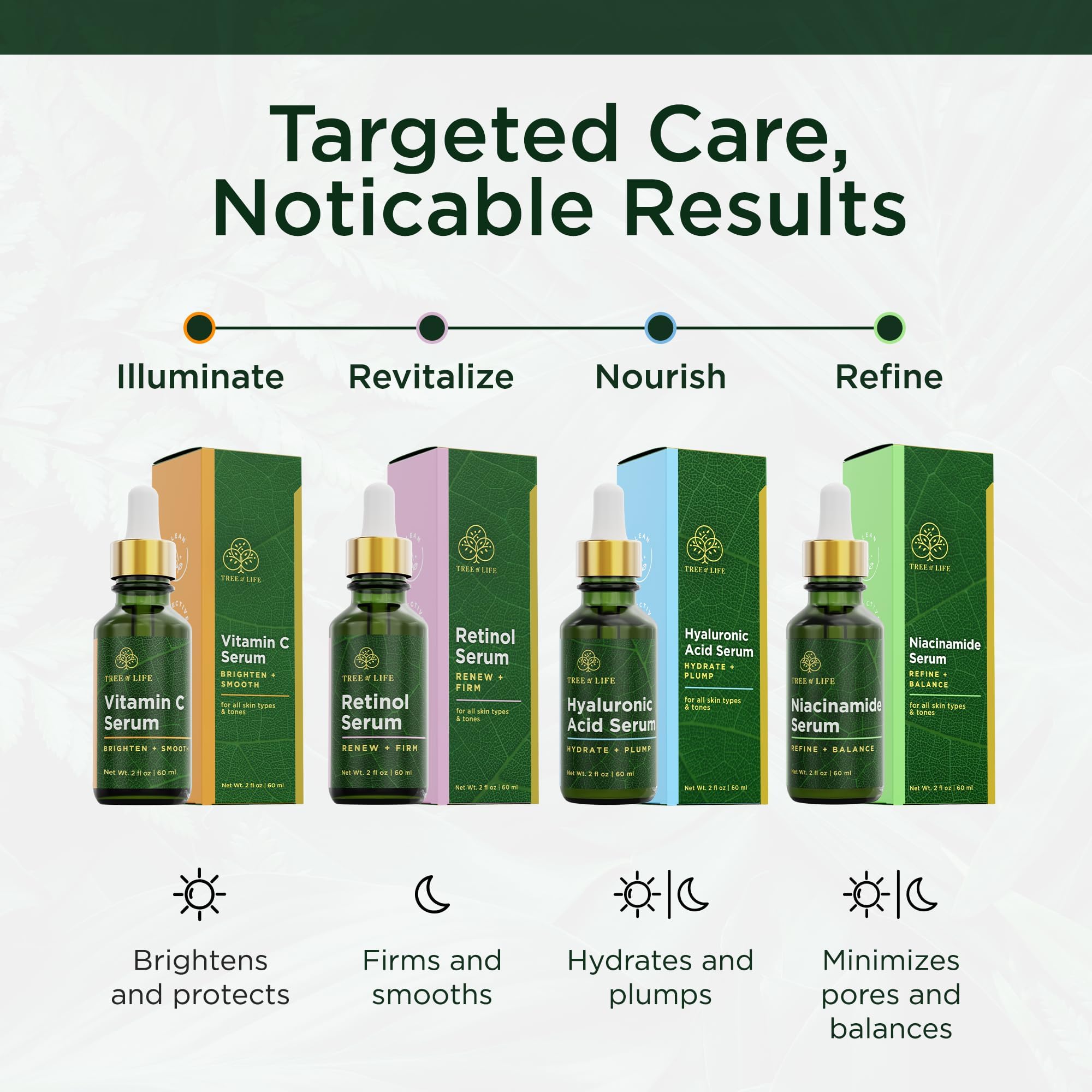 Tree of Life rutina matutina con vitamina C antes del protector solar