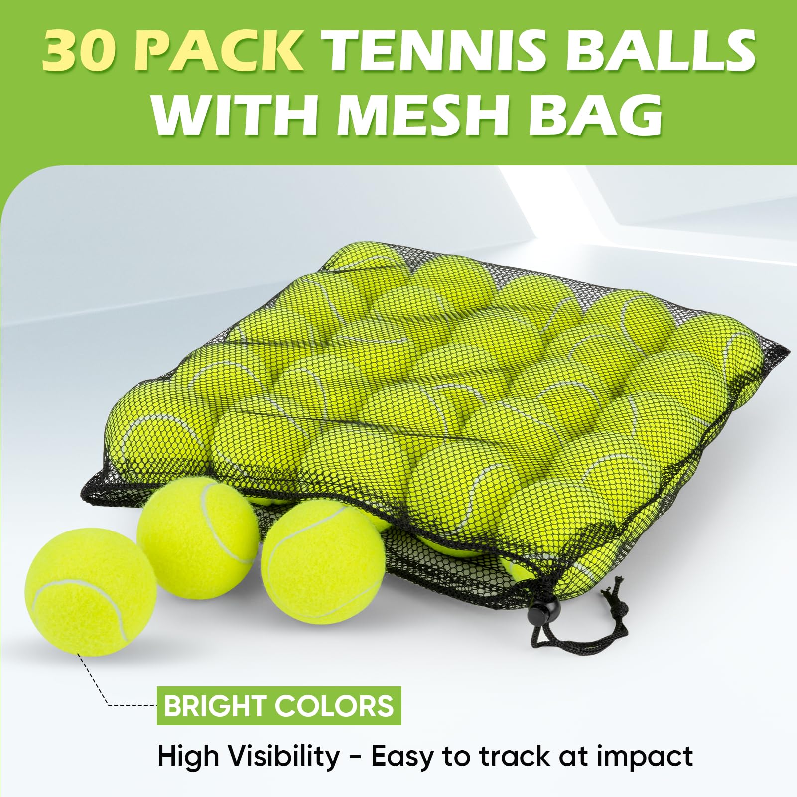 Treeroot durable mesh bag with drawstring for portable practice transport