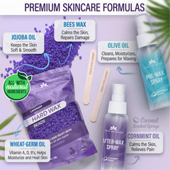 Tress Wellness espátulas y accesorios organizados para uso fácil