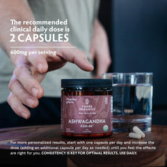 TRIBE ORGANICS etiqueta con ingredientes y sello orgánico visible