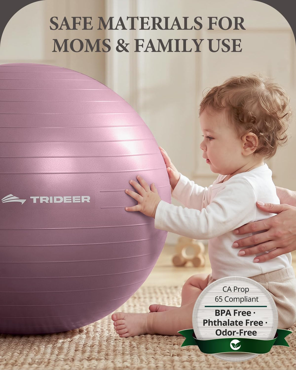 Trideer ejercitando en suelo para fortalecer core y equilibrio de forma versátil