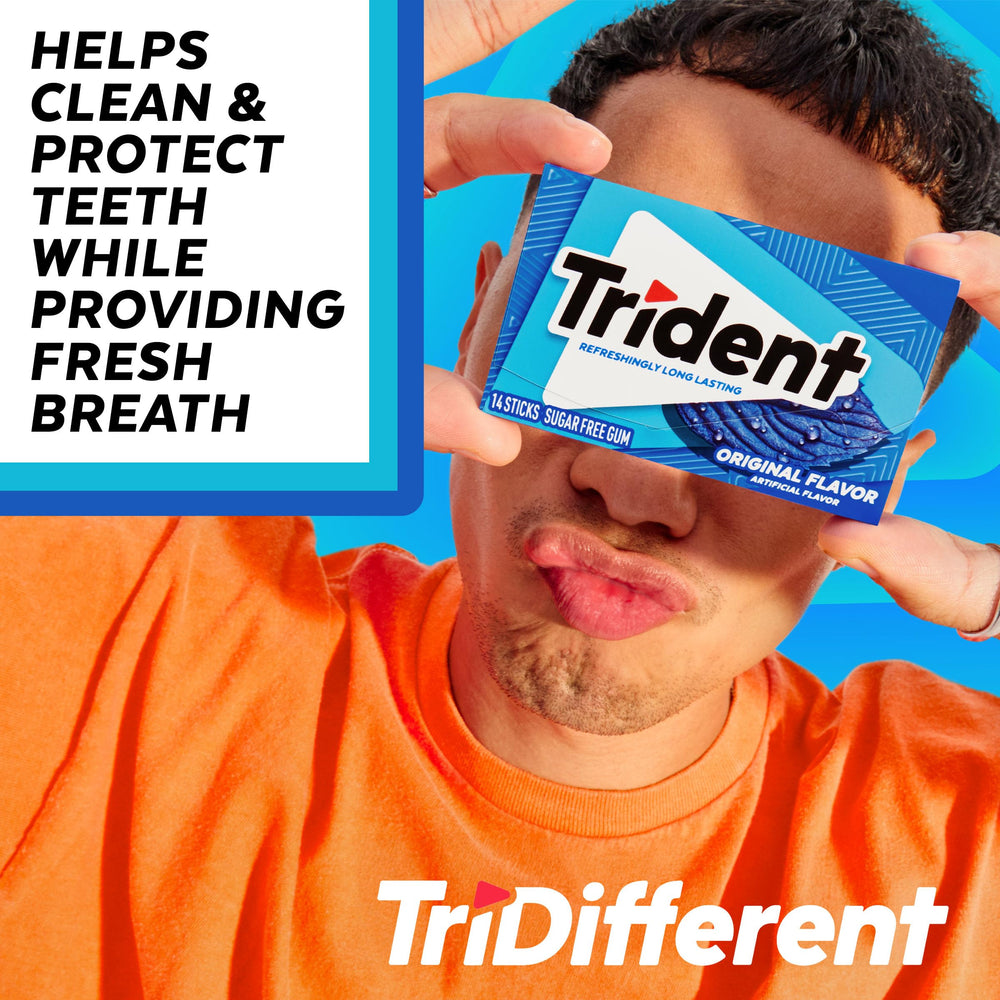 Trident caja a granel con 24 paquetes ideal para negocios y ahorro