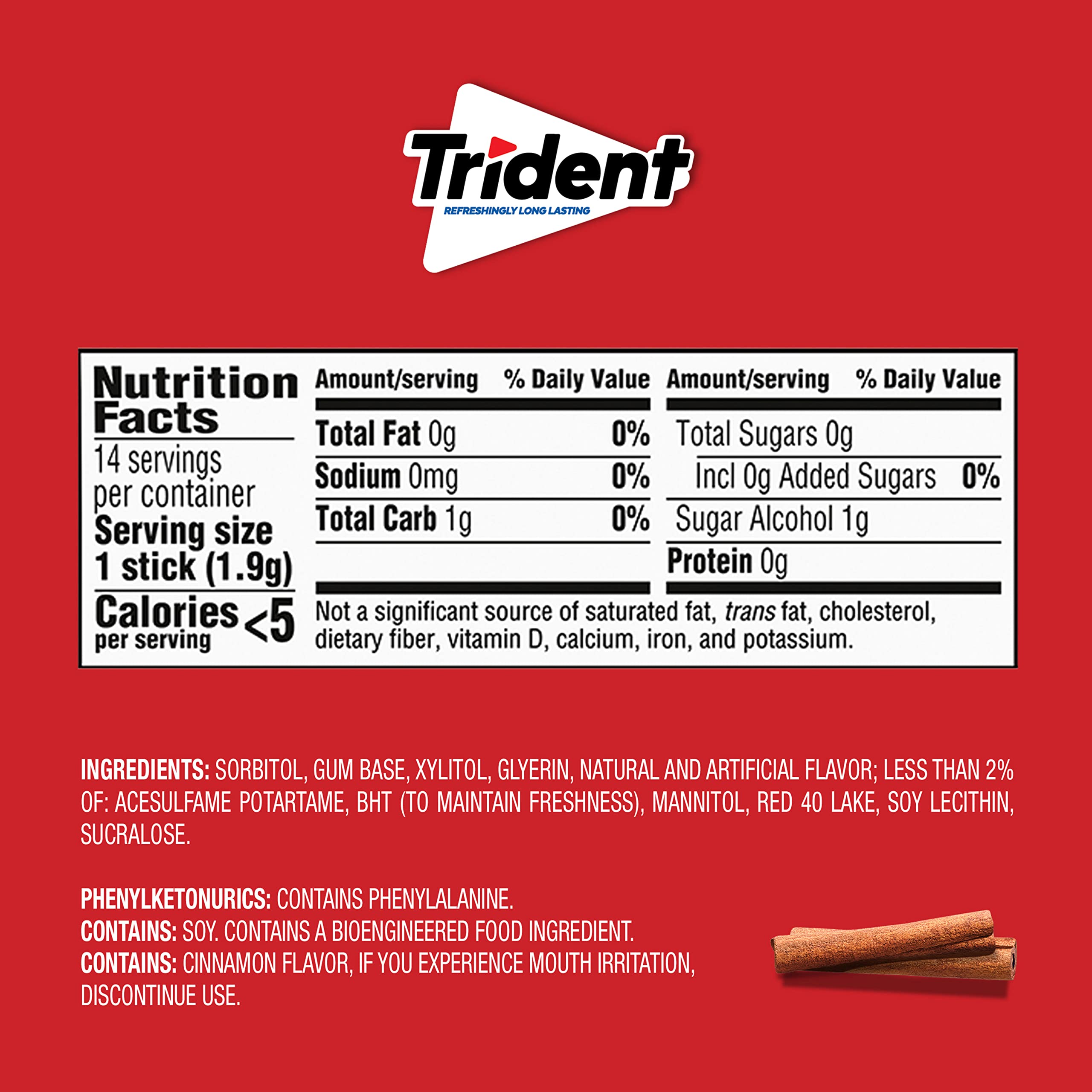 Trident gum served on small dish portraying sharing and everyday use