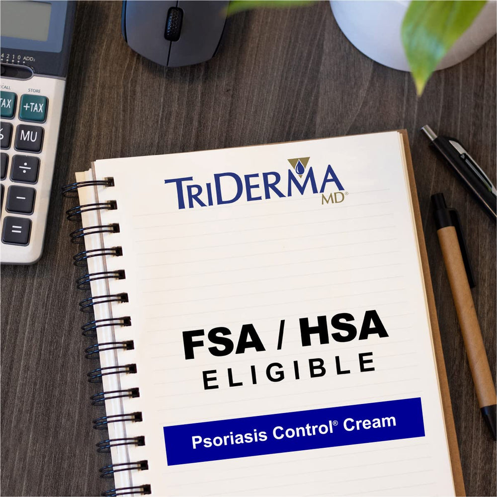 TriDerma aplicada en codo para reducir escamas y picor