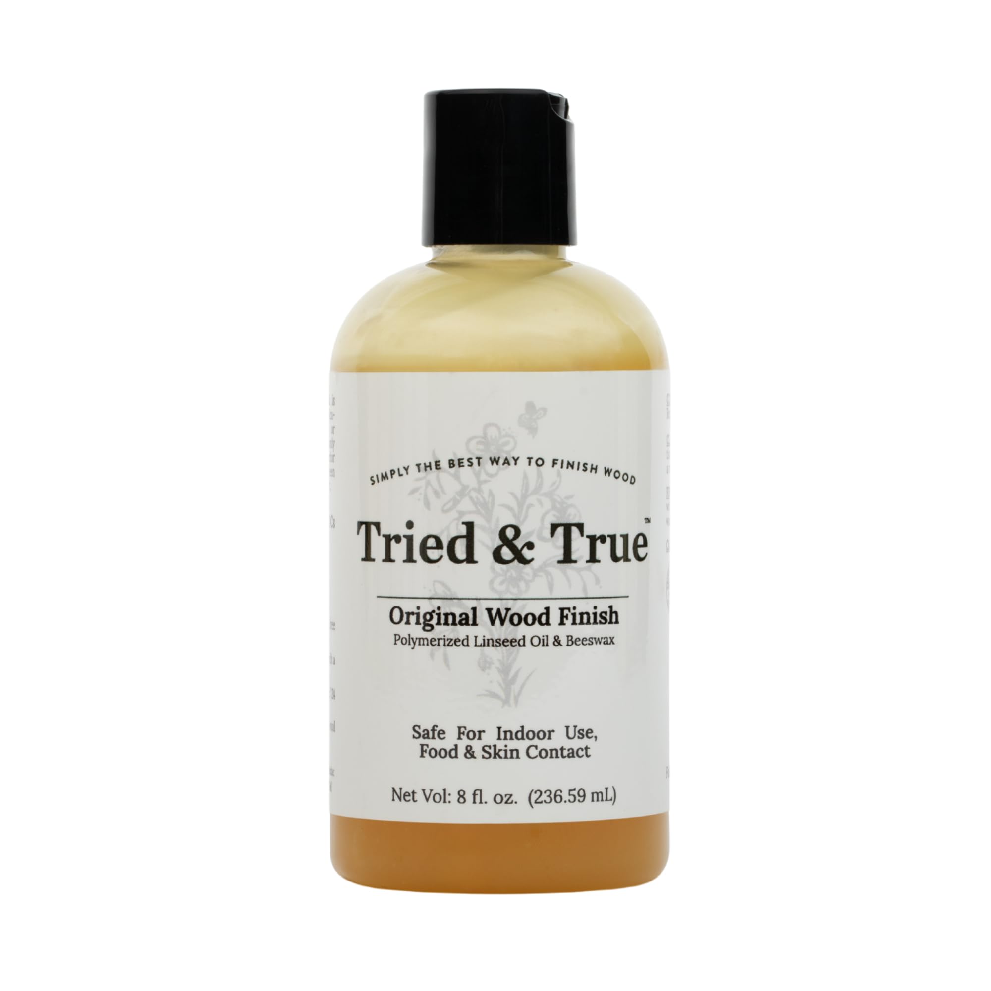 Tried & True frente del envase 8 oz, presentación clara y segura