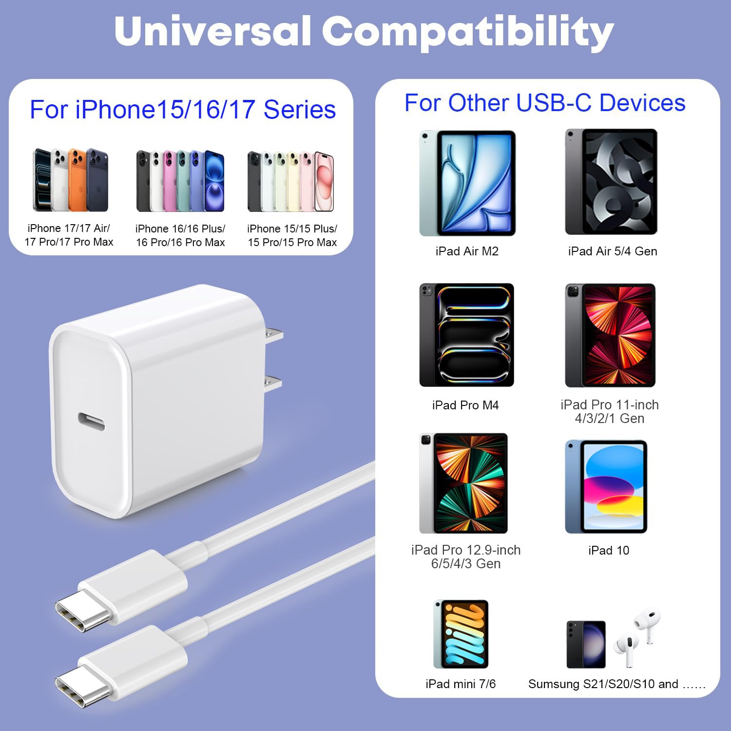 TrimDish pack de tres adaptadores y cables, repuestos para viajar