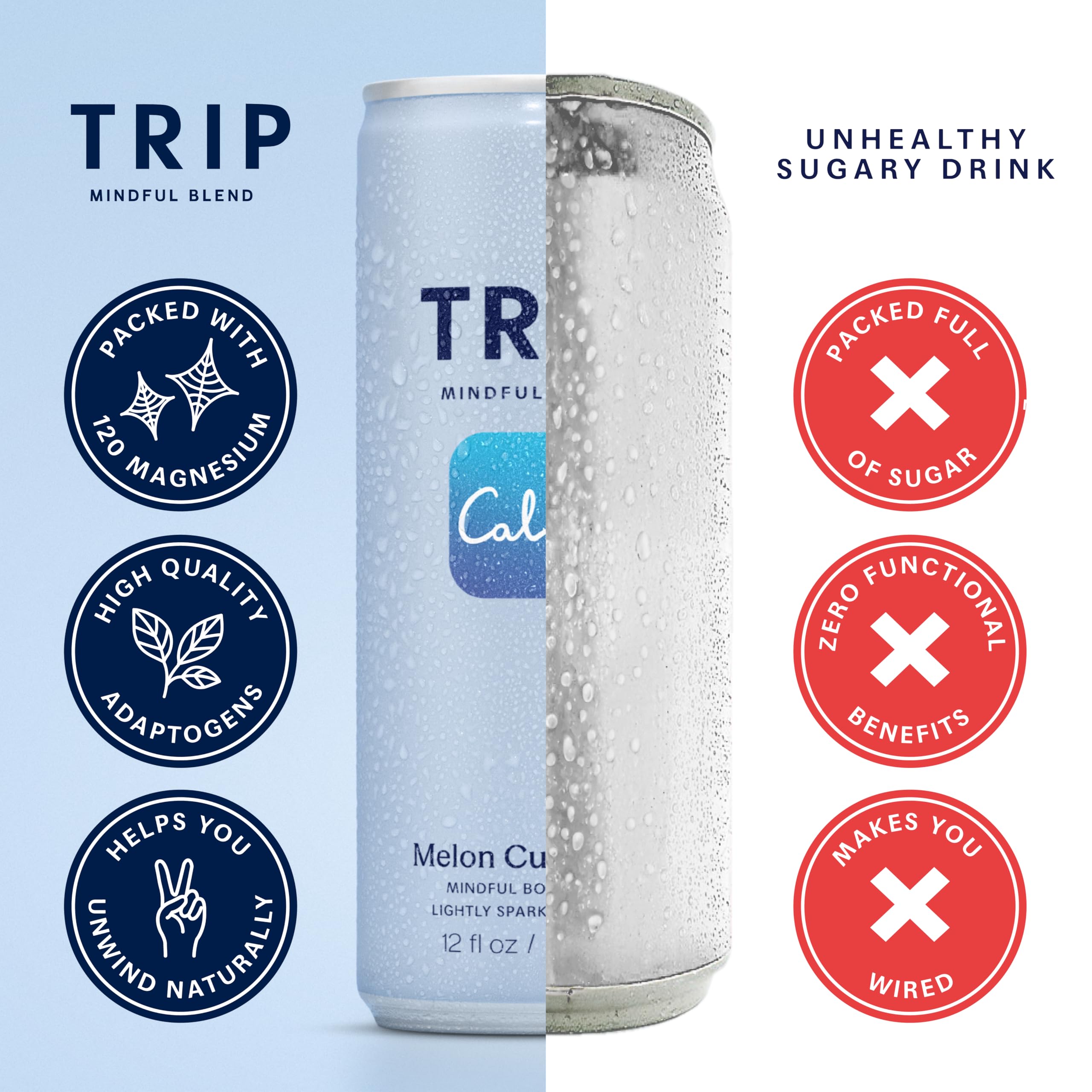 TRIP pack de 12 latas, beneficio de conveniencia para eventos