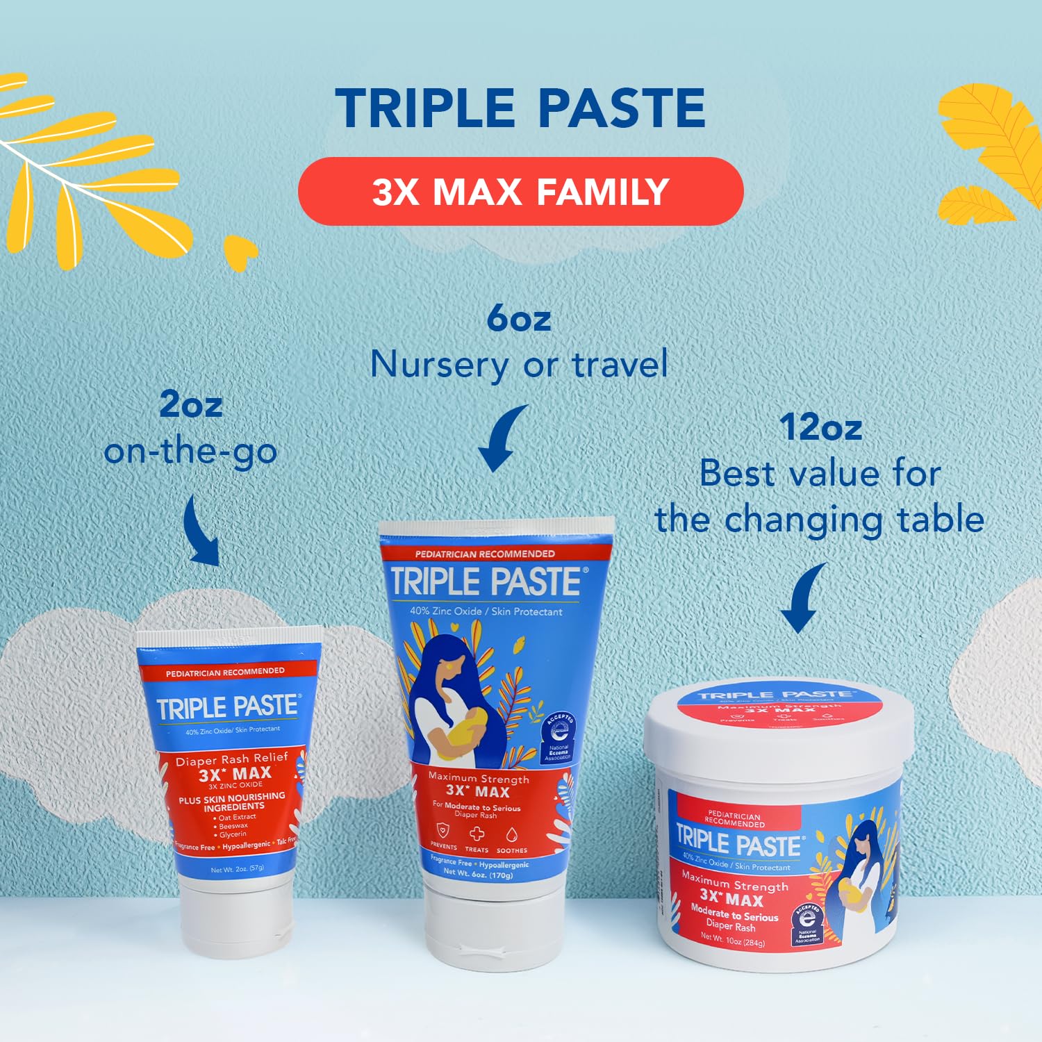 Triple Paste etiqueta con ingredientes que inspira confianza
